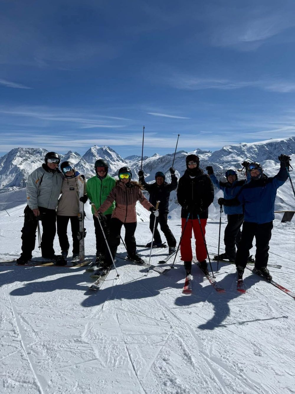 Founders skiing in the French Alps